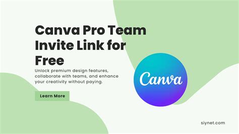 Canva Pro Team Invite Link