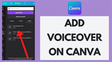 Canva Voice Over Not Working
