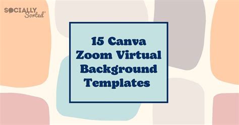 Canva Zoom Background Template