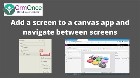 Canvas App Navigate To Screen