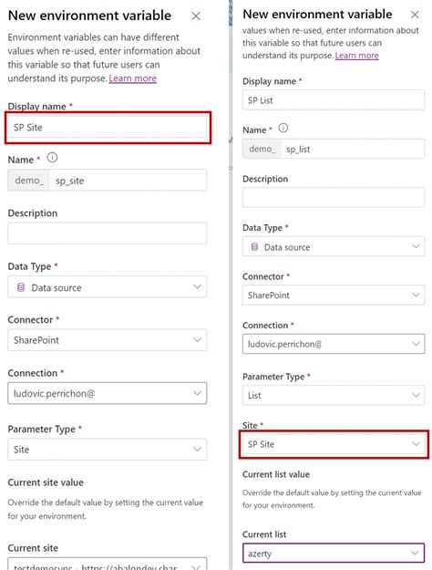 Canvas App Use Environment Variables