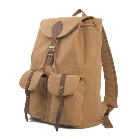 Canvas Backpack Khaki
