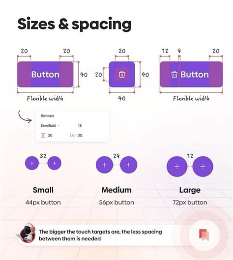 Canvas Button Dimensions