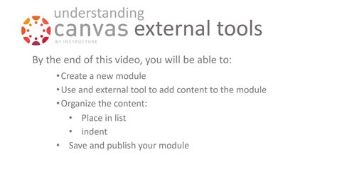 Canvas External Tools