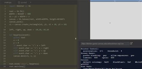 Canvas Game Python