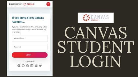 canvas instructure log in