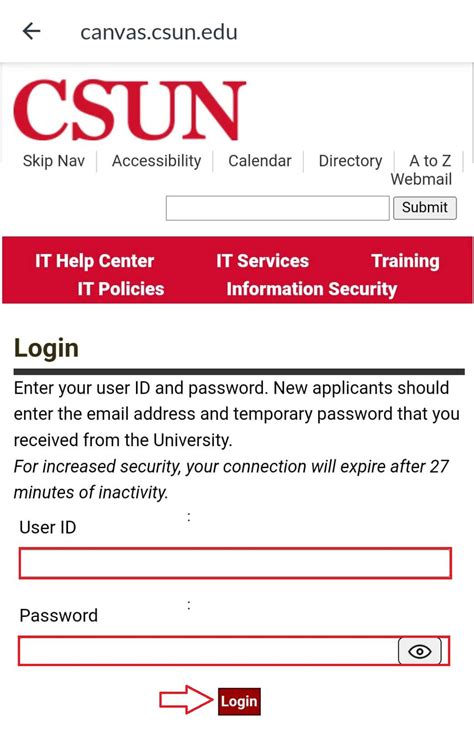 CSUN Canvas Login Guide