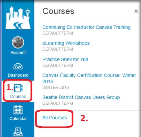 Seattle Central Canvas Guide