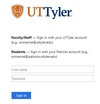 canvas ut tyler login