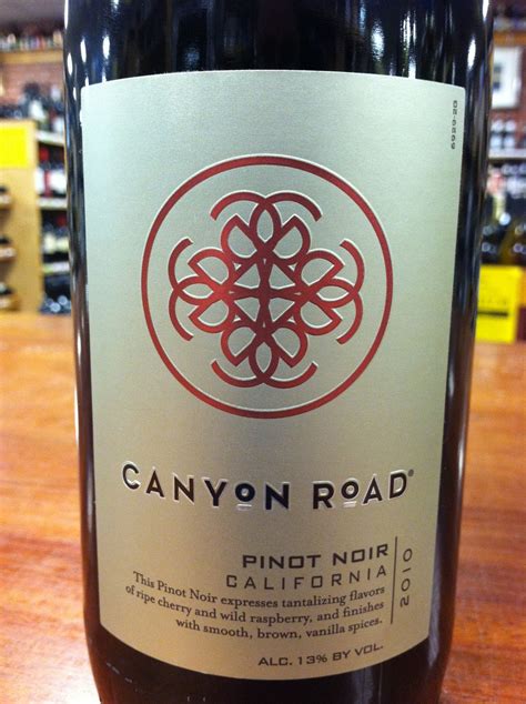 canyon road winery website