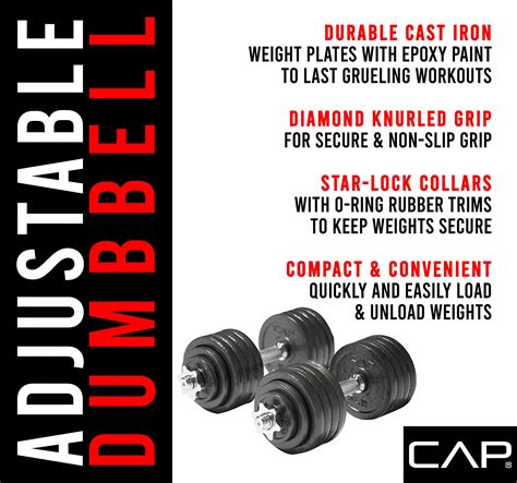 Cap Dumbbell Handles Weight
