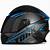 capacete moto r8 pro tork 60 viseira fume azul