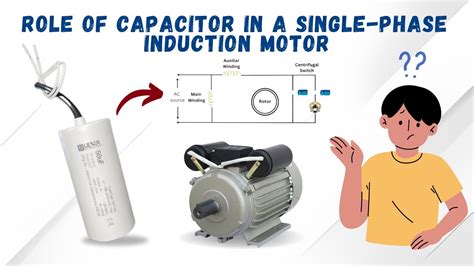 Capacitor Function In Single Phase Motor