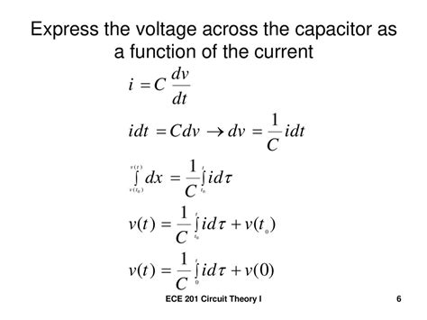 Capacitor Function Light