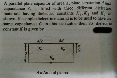 Capacitor With Dielectric Problems