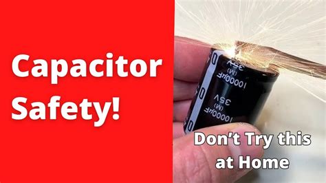 Capacitors Dangerous