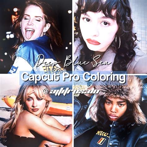 Capcut Coloring Dark Blue
