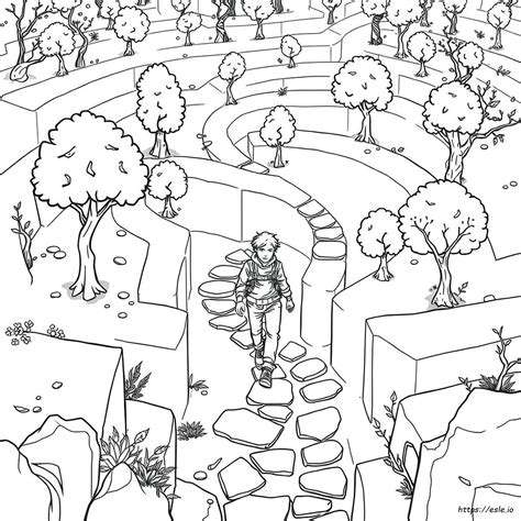 Capcut Coloring Maze Runner