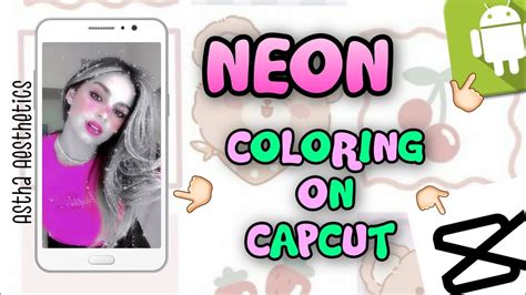 Capcut Coloring Neon