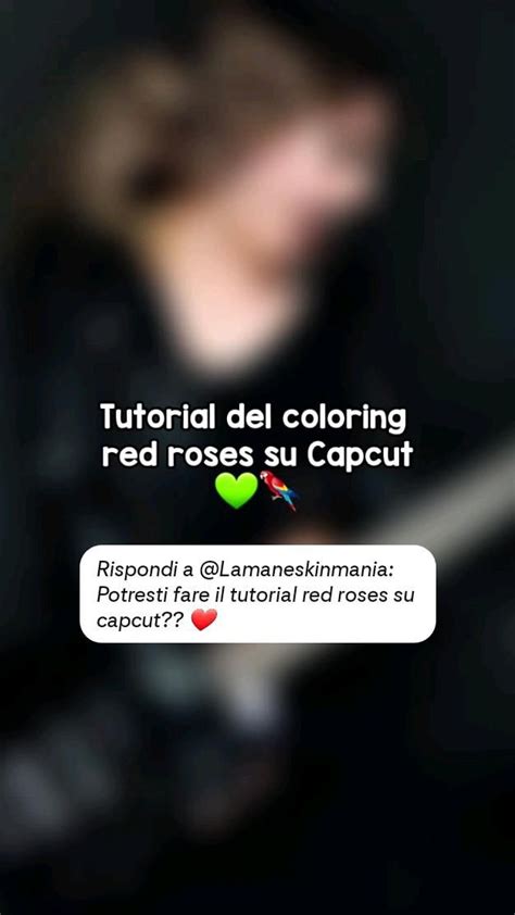 Capcut Coloring Red Roses