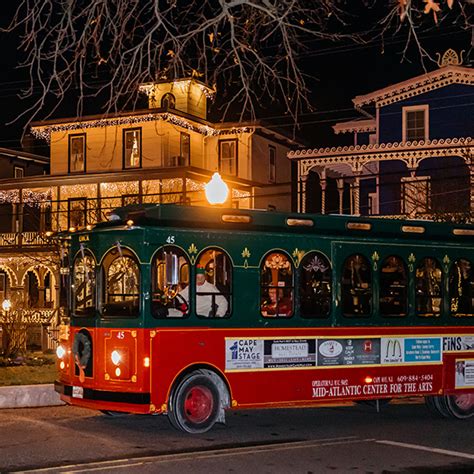 Get back on track with the Cape May Trolley for ghost stories, oddities