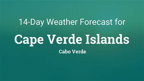 cape verde weather now