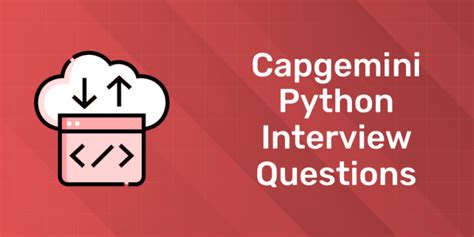 capgemini python automation interview questions