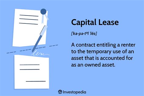 capital lease definition in accounting