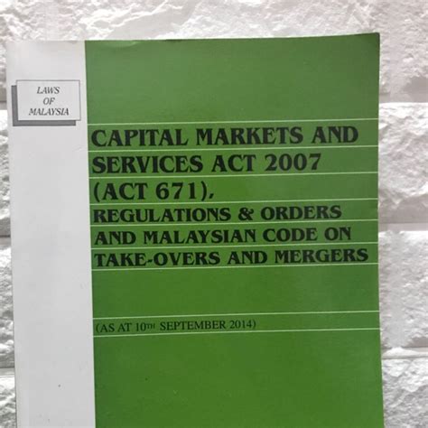 capital market act malaysia