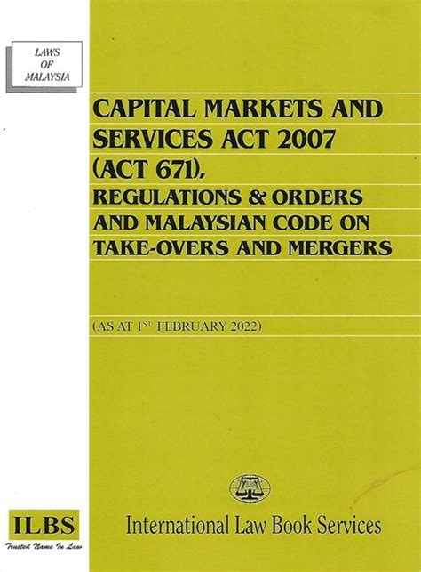 capital markets and services act malaysia
