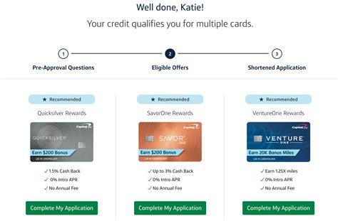 capital one card pre approval