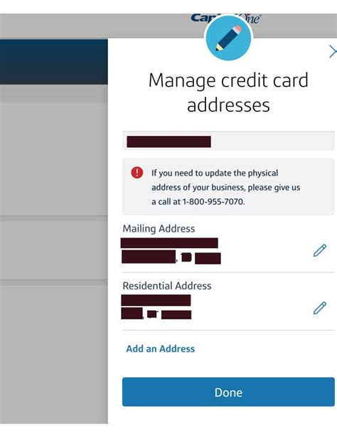 capital one mailing address for bill payment