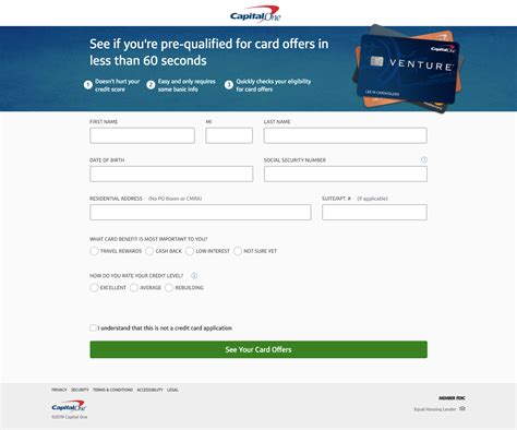 capital one pre qualify offer