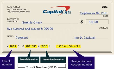 capital one routing number