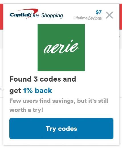 capital one shopping login coupon codes