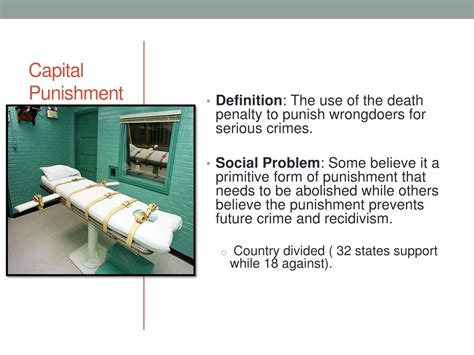 capital punishment definition sociology