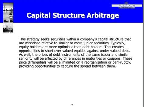 Capital Structure Arbitrage Explained