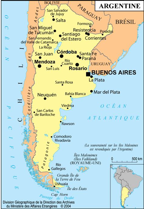 capitale argentine carte