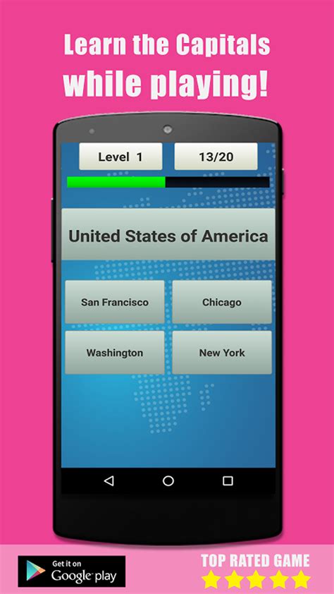 Capitals Game For Android