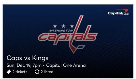 capitals hockey tickets schedule