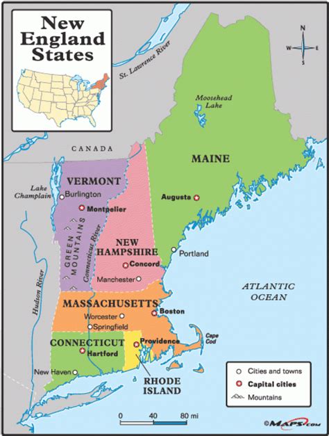 capitals of new england