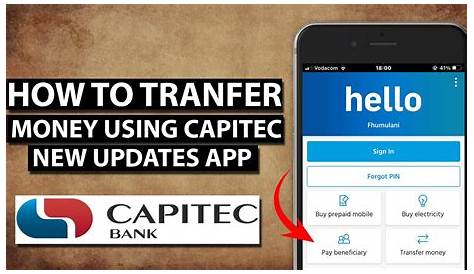 The New Capitec App - Transfer money from your account to your other