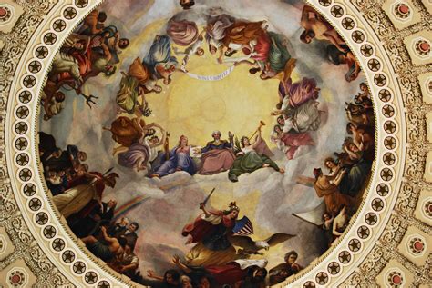 capitol building ceiling painting rotunda