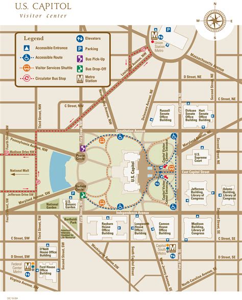 capitol building washington dc map