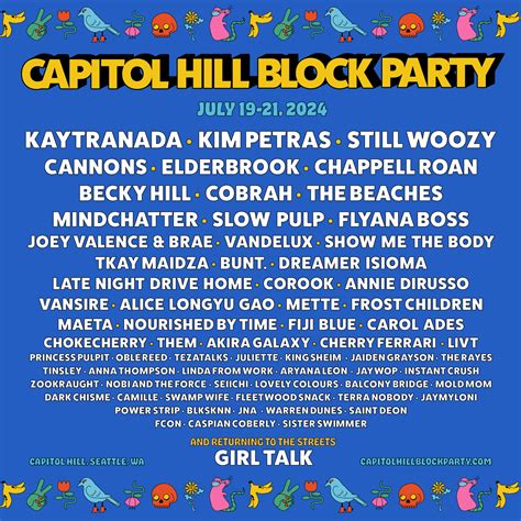 capitol hill block party lineup 2024