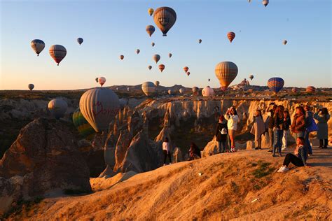 cappadocia hot air balloon in october