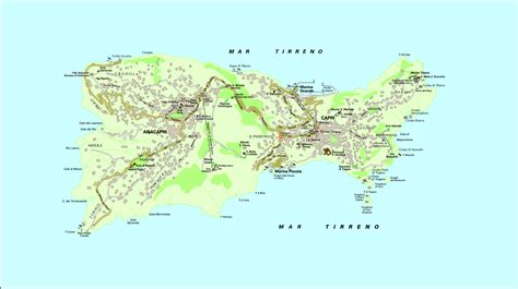 Image result for tourist map of capri Tourist map
