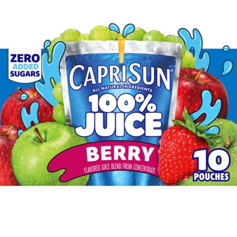 capri sun 100% juice berry