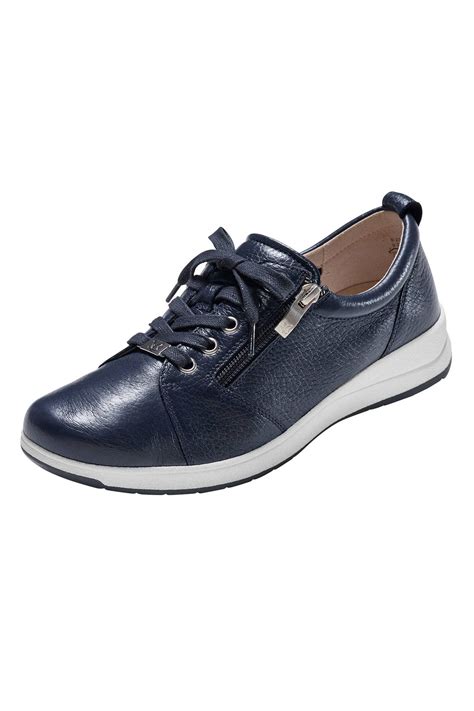 Caprice Sneaker mit Metallicdetails, Obermaterial aus Lackleder und