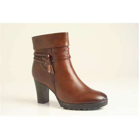caprice tan ankle boots